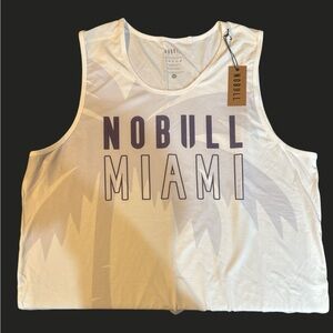 NOBULL Men’s Miami White Muscle Tee